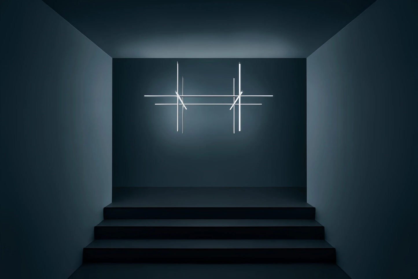 Italian Designer Tube Chandelier – Post-Modern LED Gold & Chrome Pendant Light