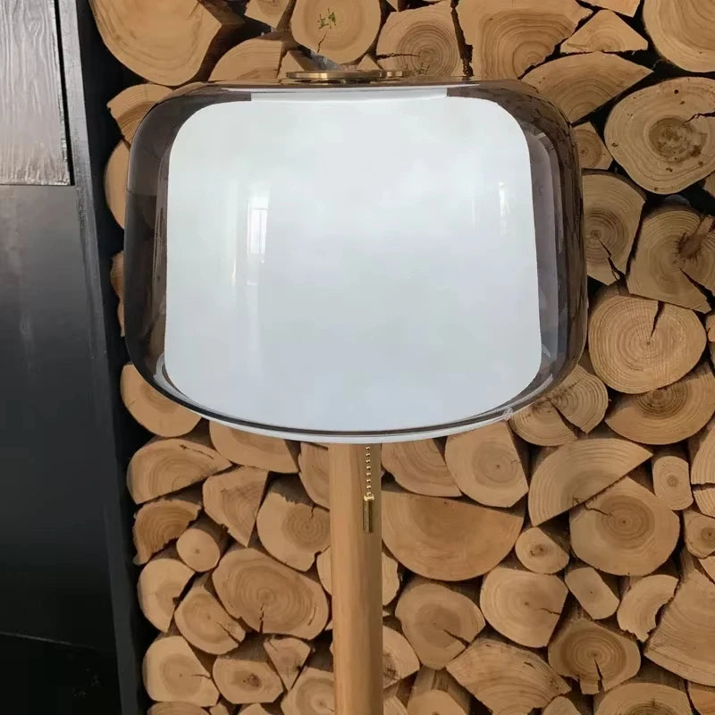 Modern Creative Glass Floor Lamp Simple Sofa Side Decorative Lighting Living Room Bedroom Bedside Lamp LED Reading Desk Light