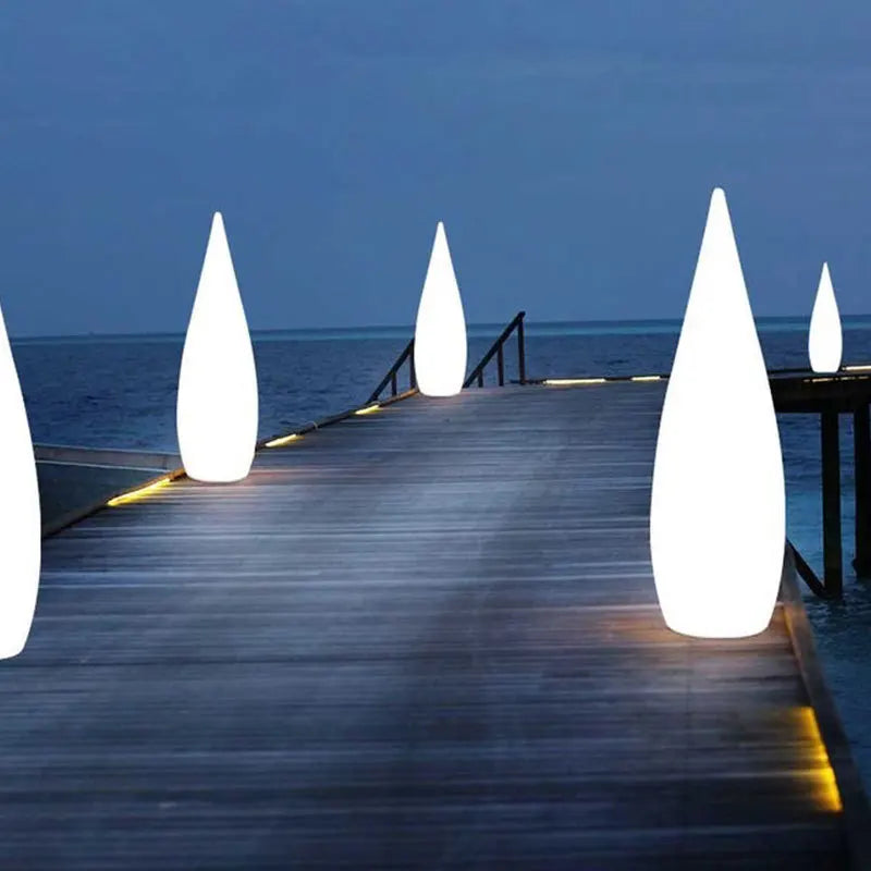 Creative Outdoor Waterproof Landscape Floor Lamp Shopping Mall Hotel Courtyard Villa Park Decoration Atmosphere Water Drop Light