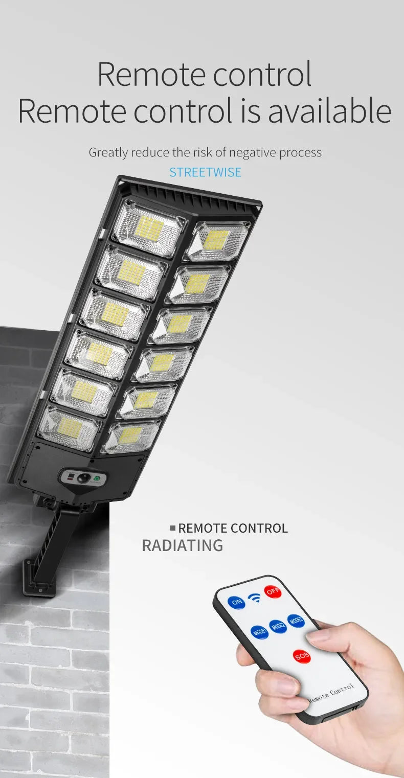 Super Bright Solar Motion Sensor Garage & Yard Light – Waterproof LED