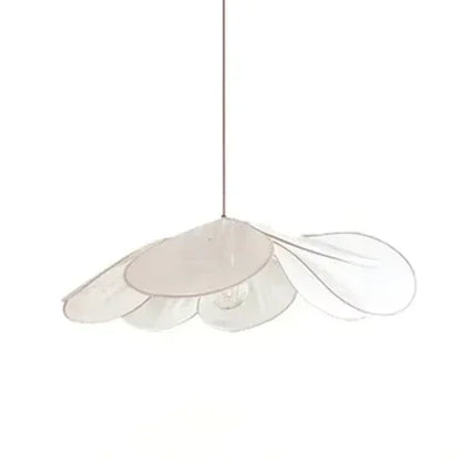 Colorful Petal Pendant Light – Fabric Flower Chandelier for Living Room & Bedroom