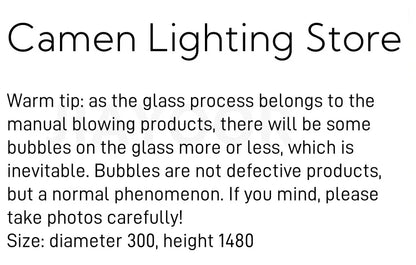 Modern Creative Glass Floor Lamp Simple Sofa Side Decorative Lighting Living Room Bedroom Bedside Lamp LED Reading Desk Light