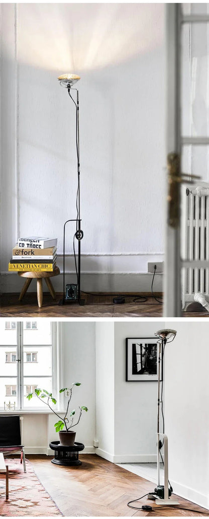 Nordic Iron Chromium Floor Lamp for Living Room Bedroom Bedside Sofa Side Standing Lamp Lighting Fixture