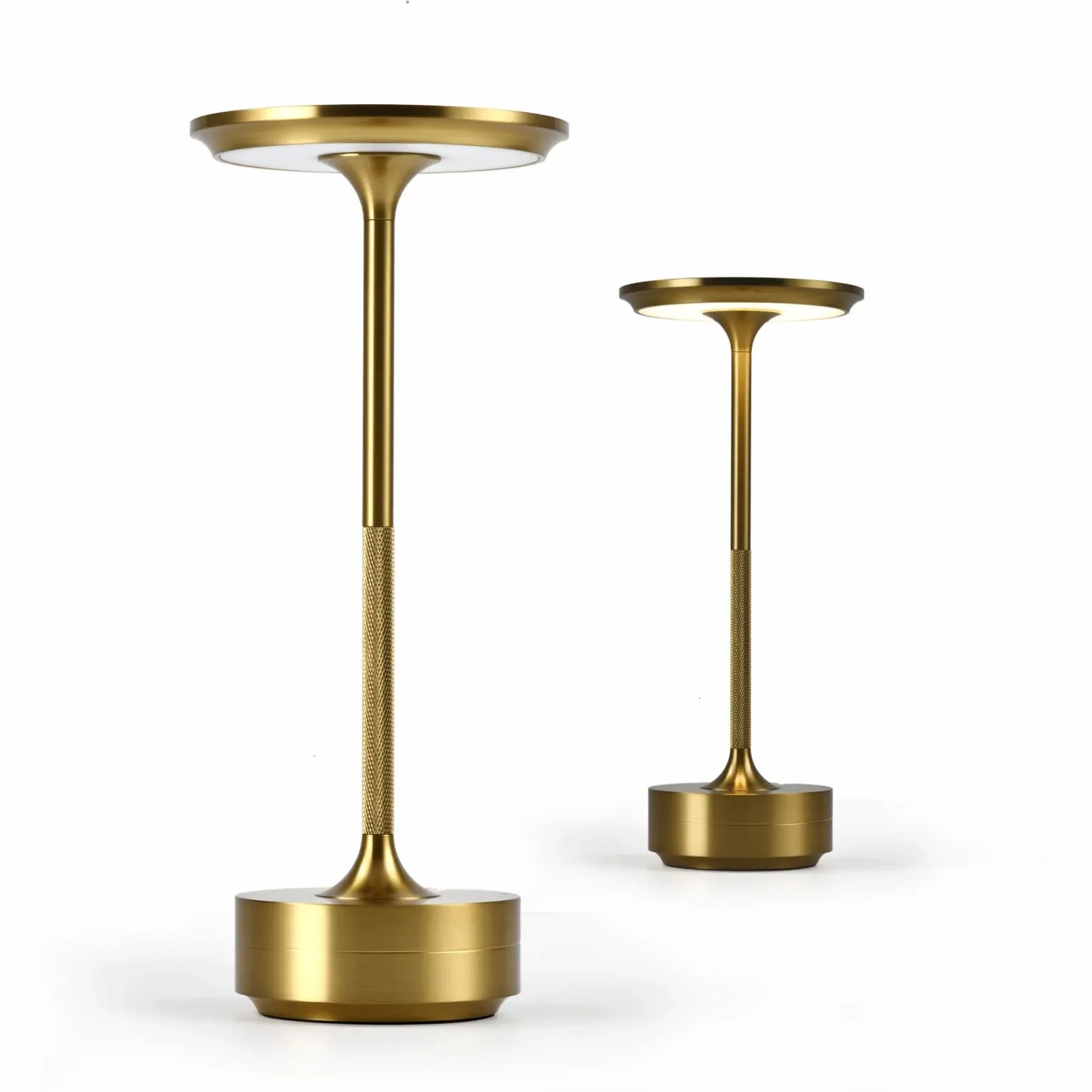 USB Rechargeable Aluminum Bar Table Lamp – Dimmable Touch Lamp