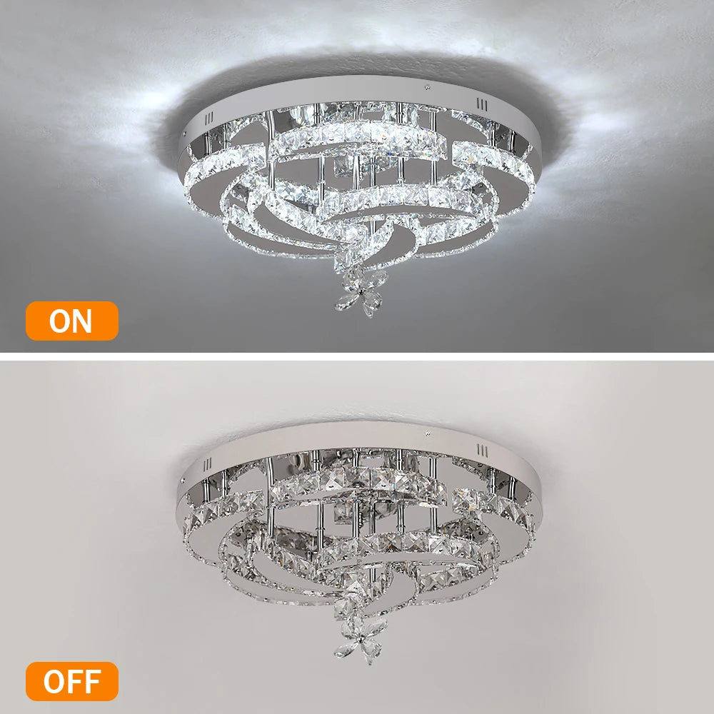 K9 Crystal Chandelier — Dimmable