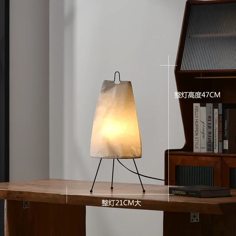 Akari-Style Rice Paper Floor Lamp – Japanese Designer Standing Light