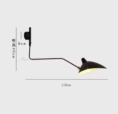 Serge Mouille 3-arm Floor lamp Designer Tripod LED Lamp Adjustable Spider Standing Lamp Loft master bedroom decor reading light