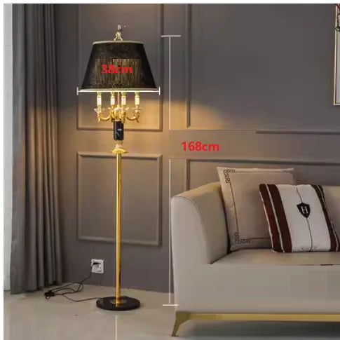 High Quality Luxury Fashion Black Crystal Table/Floor Lamp Bedroom Bedside Lamps Brief Modern Decoration Table Lamp
