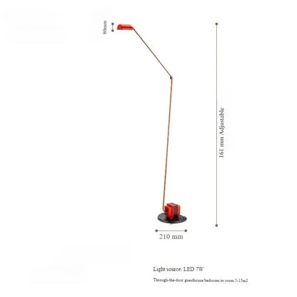 Modern Italian Design Floor Lamp Simple Retro Style Living Room Study Adjustable Swing Arm Reading Table Lamp Home Decor LED