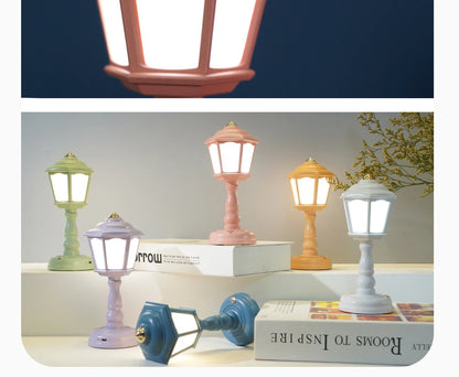 Mini Retro USB Rechargeable Night Light – Touch Candle Desk Lamp for Bedroom
