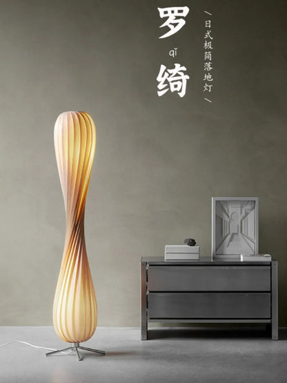 Living Room Floor Lamp Wooden Style Bedroom Headboard Decoration Atmospheric Table Lamp Nordic Art And Creativity Lamp Japanese