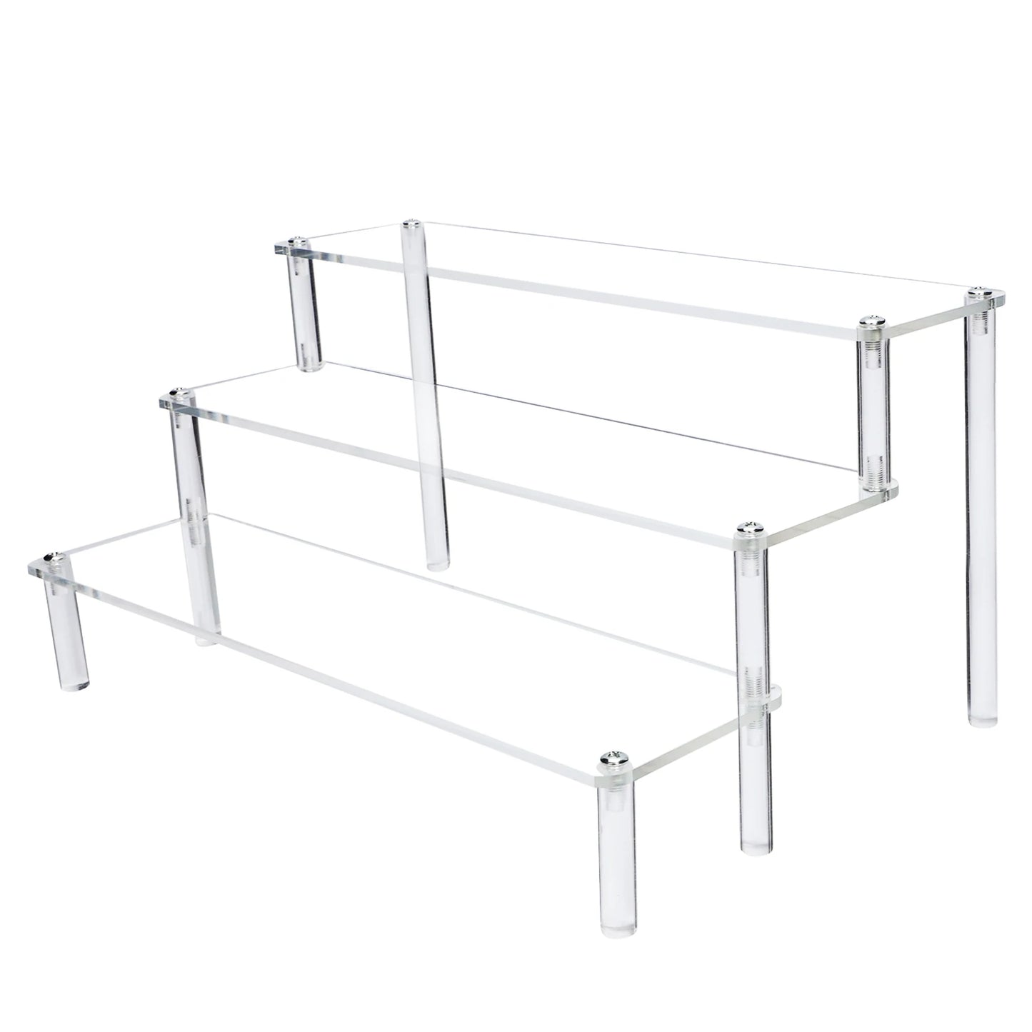 Clear Acrylic Display Stand For Anime Figures Cupcake Shelf Organizer Desserts Holder Jewels Display Risers Stand Perfume Stand