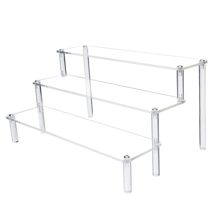 Clear Acrylic Display Stand For Anime Figures Cupcake Shelf Organizer Desserts Holder Jewels Display Risers Stand Perfume Stand