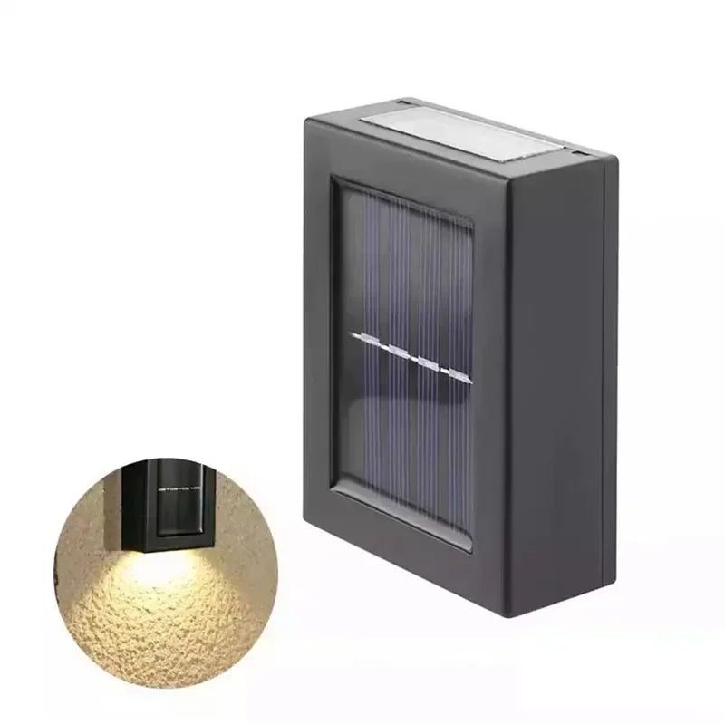 Solar Up-Down Wall Spot Lights – Decorative Outdoor Accent Lighting