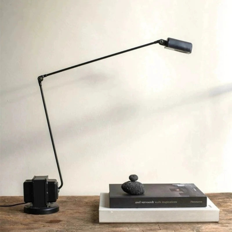 Modern Italian Design Floor Lamp Simple Retro Style Living Room Study Adjustable Swing Arm Reading Table Lamp Home Decor LED