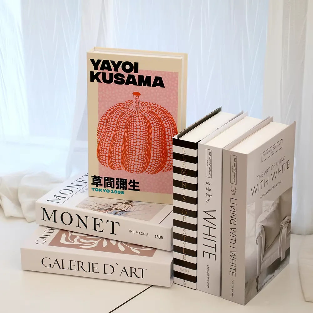 Luxury Decorative Fake Books – Nordic Coffee Table Storage Boxes