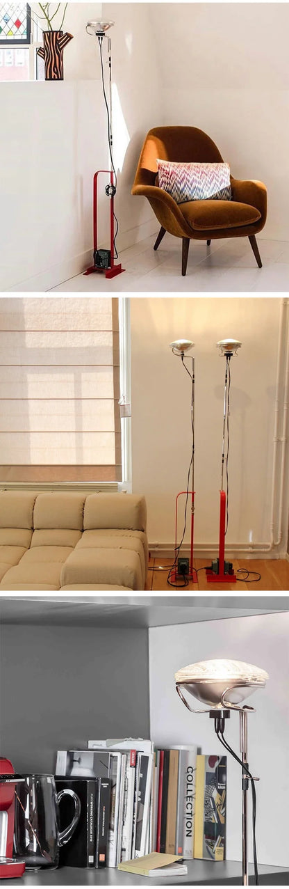Nordic Iron Chromium Floor Lamp for Living Room Bedroom Bedside Sofa Side Standing Lamp Lighting Fixture