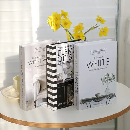Luxury Decorative Fake Books – Nordic Coffee Table Storage Boxes