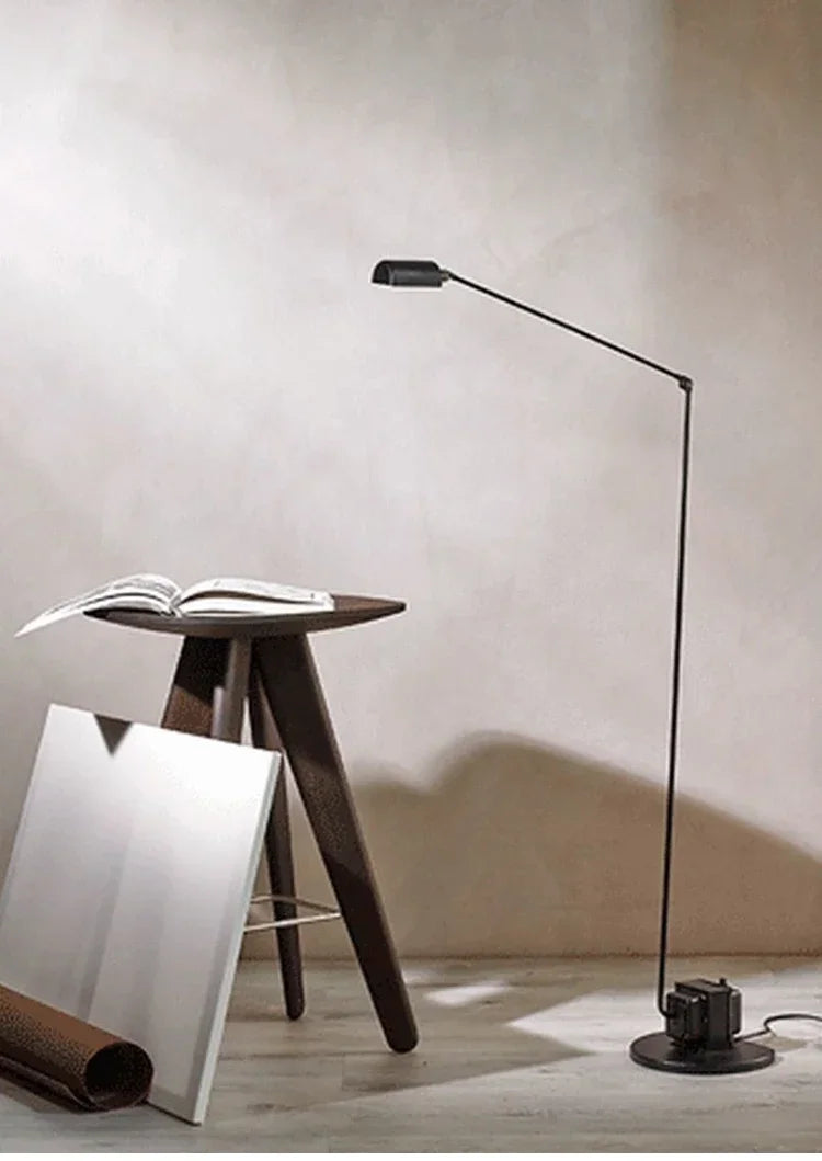 Modern Italian Design Floor Lamp Simple Retro Style Living Room Study Adjustable Swing Arm Reading Table Lamp Home Decor LED