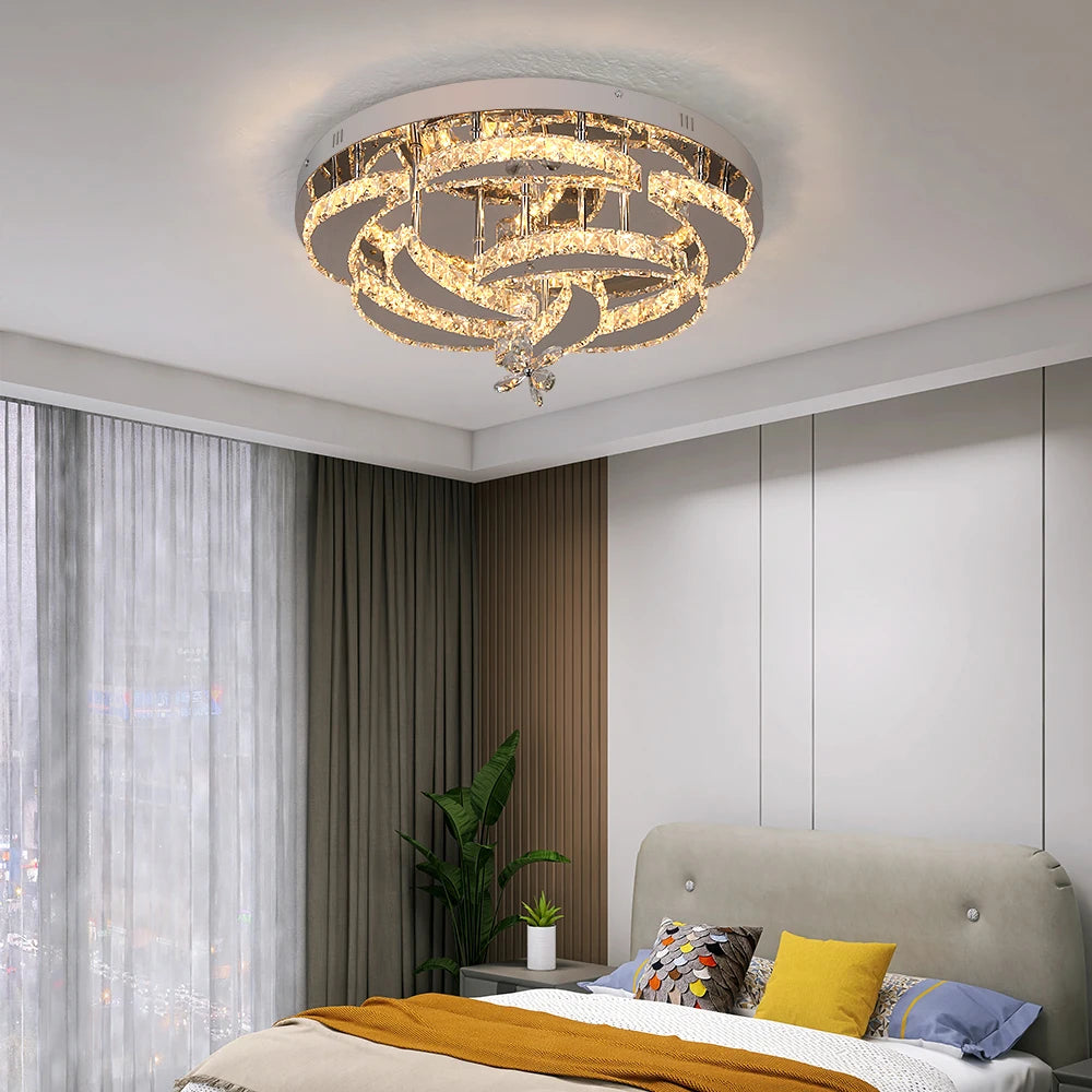 K9 Crystal Chandelier — Dimmable