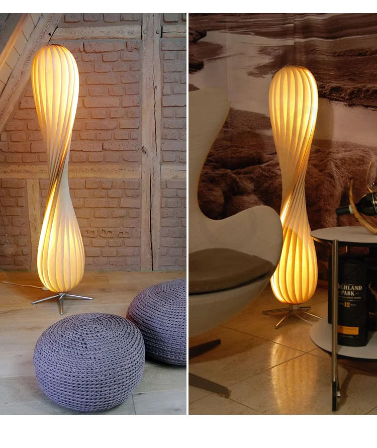 Living Room Floor Lamp Wooden Style Bedroom Headboard Decoration Atmospheric Table Lamp Nordic Art And Creativity Lamp Japanese