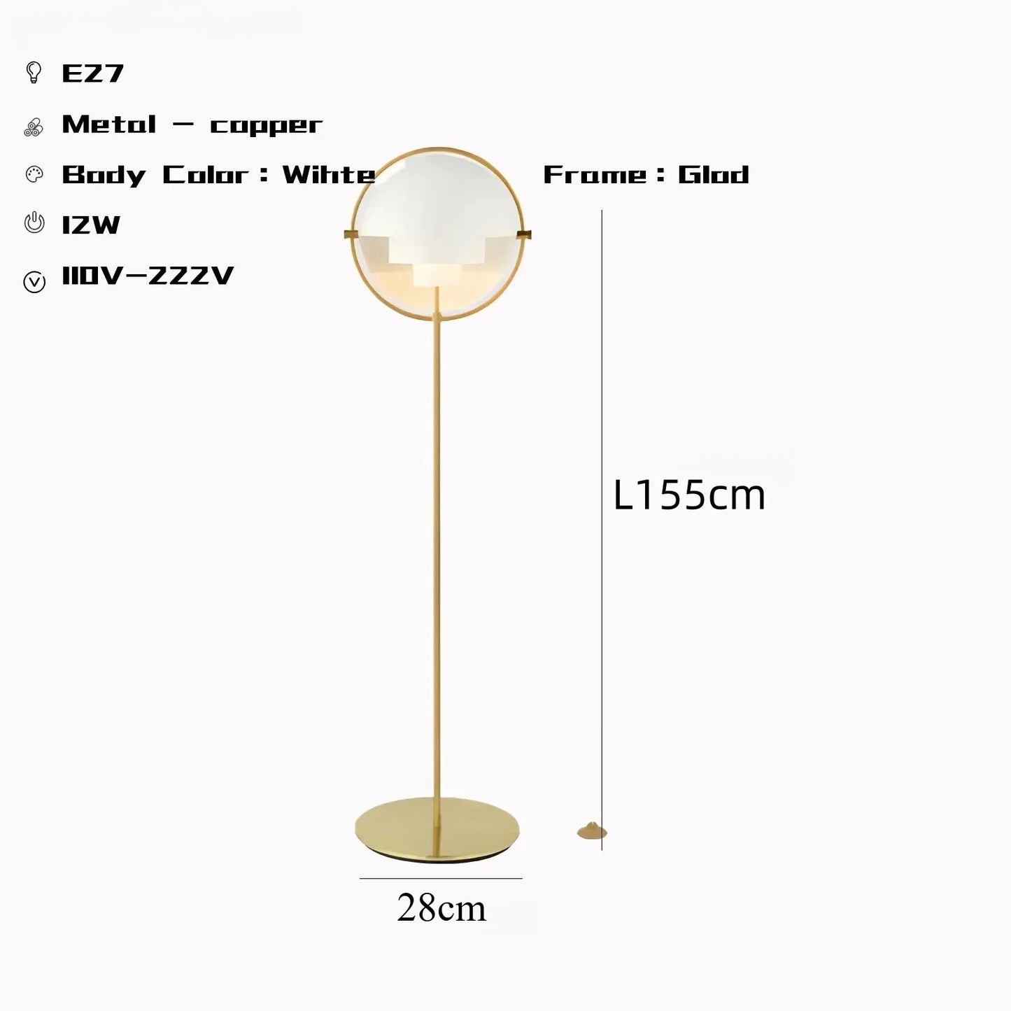 Modern Gubi Floor Lamps for Living Room Designer Black Metal Standing Lights Bedroom Indoor Lighting Foot Lamp Salon Fixture