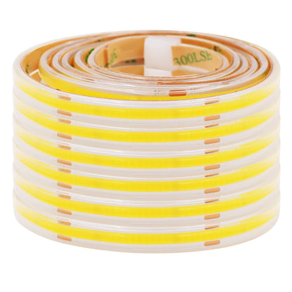 DC 24V 480LEDs/m Solar COB LED Strip Light Outdoor Waterproof Warm Natural White Flexible Adhensive Tape RA90 Linear Lighting
