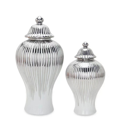 European Ceramic Jar Vase