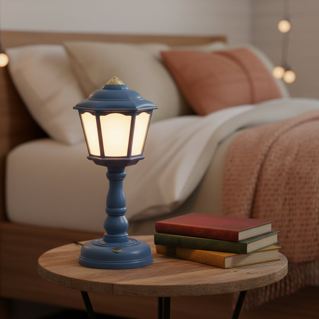 Mini Retro USB Rechargeable Night Light – Touch Candle Desk Lamp for Bedroom