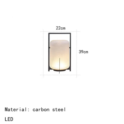 Modern Outdoor Indoor Floor Lamp White Acrylic Black Metal Lighting Floor Light For Garden Hotel Parlor Dining Room Bedroom