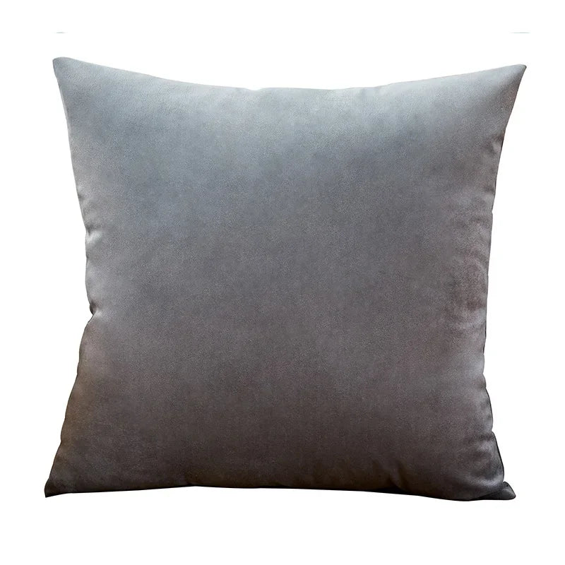 Solid Velvet Cushion Cover