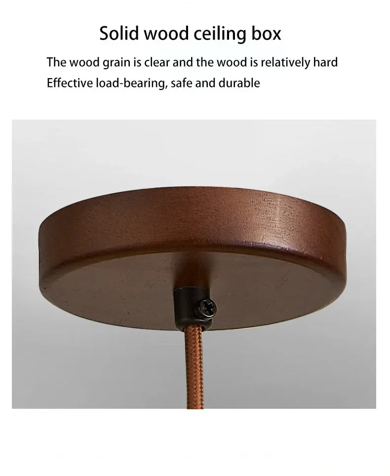 Bauhaus Cream Stone Pendant Lamp – Designer LED Chandelier for Bedroom & Dining