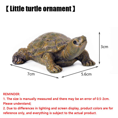 Charming Turtle Statue Mini Turtle Statue Mini Landscape Decoration Perfect For Aquarium Fairy Garden Home Decoration