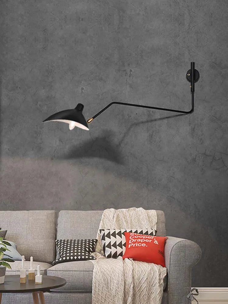 Serge Mouille 3-arm Floor lamp Designer Tripod LED Lamp Adjustable Spider Standing Lamp Loft master bedroom decor reading light