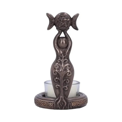 Resin Sculptural Candlestick