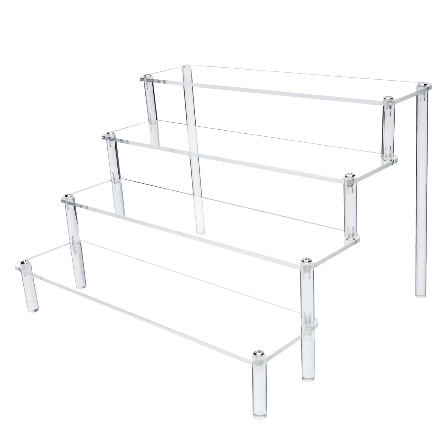 Clear Acrylic Display Stand For Anime Figures Cupcake Shelf Organizer Desserts Holder Jewels Display Risers Stand Perfume Stand