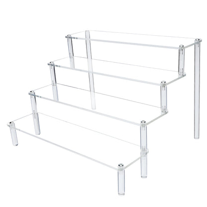 Clear Acrylic Display Stand For Anime Figures Cupcake Shelf Organizer Desserts Holder Jewels Display Risers Stand Perfume Stand