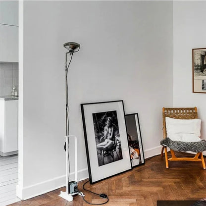 Nordic Iron Chromium Floor Lamp for Living Room Bedroom Bedside Sofa Side Standing Lamp Lighting Fixture
