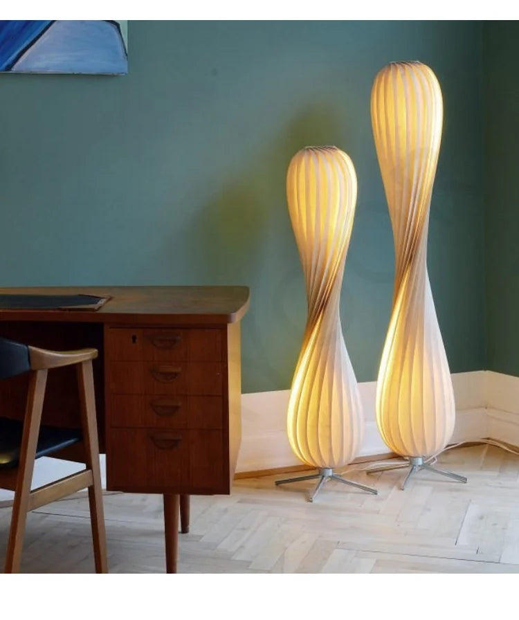 Living Room Floor Lamp Wooden Style Bedroom Headboard Decoration Atmospheric Table Lamp Nordic Art And Creativity Lamp Japanese