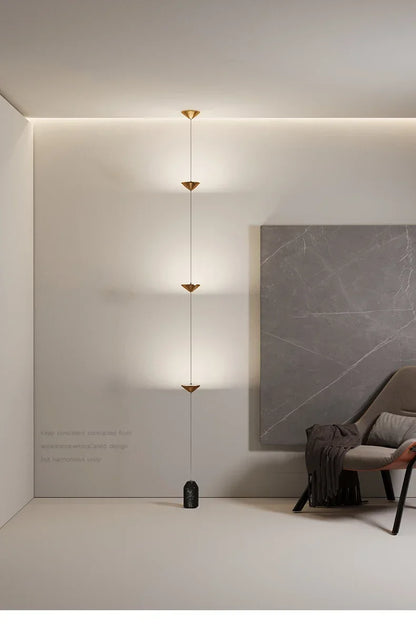 Modern Floor Lamp Pendant Light Luxury Black Atmosphere Light Living Room Sofa Edge Minimalist Bed head Neutral Decoration light