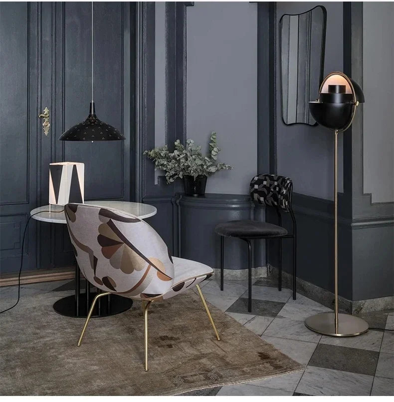 Modern Gubi Floor Lamps for Living Room Designer Black Metal Standing Lights Bedroom Indoor Lighting Foot Lamp Salon Fixture