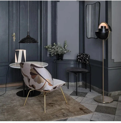 Modern Gubi Floor Lamps for Living Room Designer Black Metal Standing Lights Bedroom Indoor Lighting Foot Lamp Salon Fixture