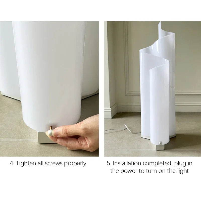 Nordic Floor Lamps Designer Modern Minimalist Glacier Flowing Light Desk Lamp  Artistic Desk Lamp Bedside Lamp