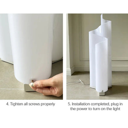 Nordic Floor Lamps Designer Modern Minimalist Glacier Flowing Light Desk Lamp  Artistic Desk Lamp Bedside Lamp
