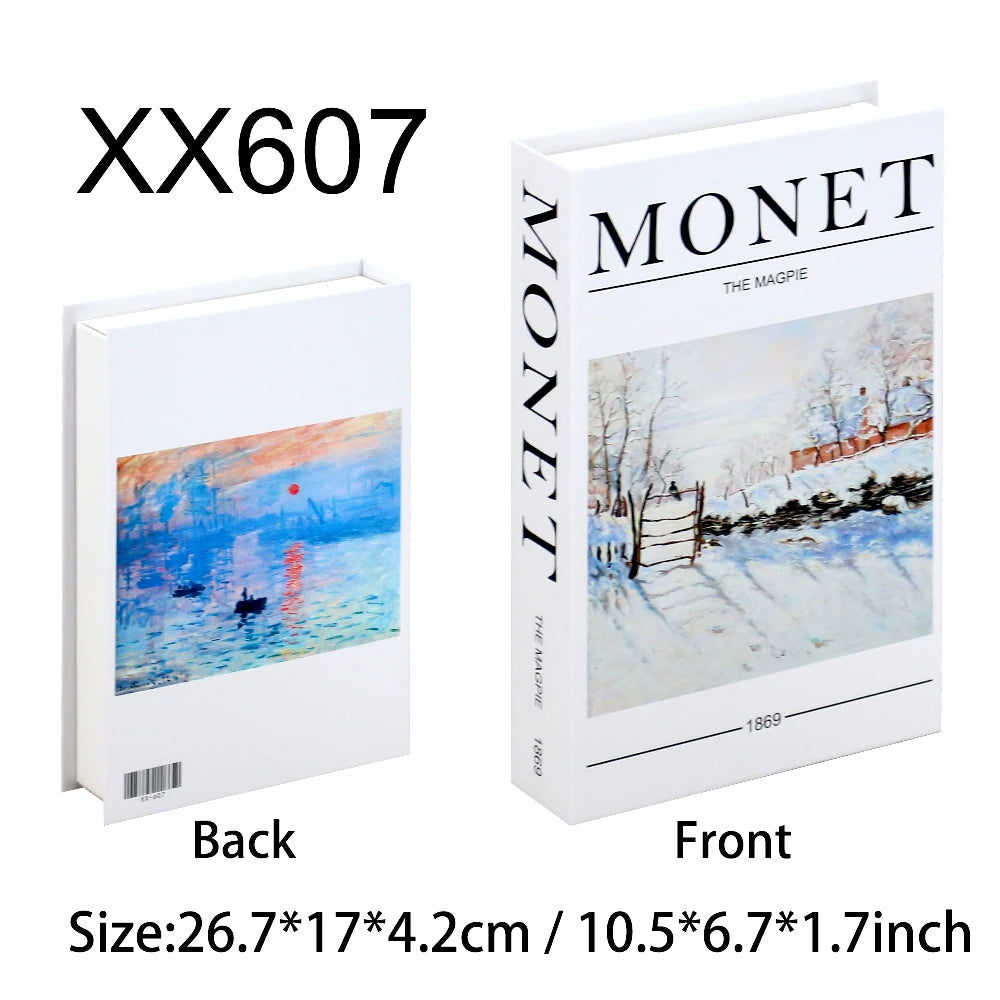 Luxury Decorative Fake Books – Nordic Coffee Table Storage Boxes