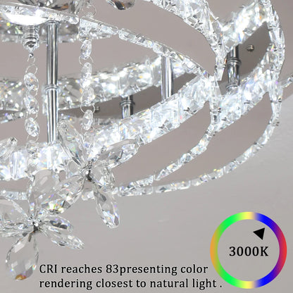K9 Crystal Chandelier — Dimmable