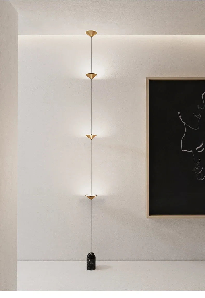 Modern Floor Lamp Pendant Light Luxury Black Atmosphere Light Living Room Sofa Edge Minimalist Bed head Neutral Decoration light