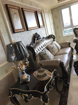 High Quality Luxury Fashion Black Crystal Table/Floor Lamp Bedroom Bedside Lamps Brief Modern Decoration Table Lamp