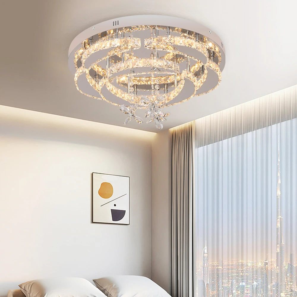 K9 Crystal Chandelier — Dimmable