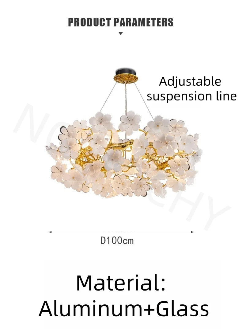 Nordic Flower Chandelier